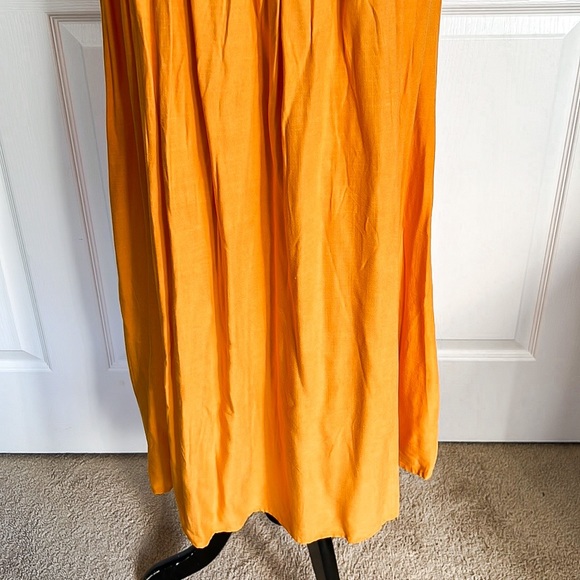 NWT Wild Fable Orange Smocked Midi Dress Sz XXL - Picture 9 of 14